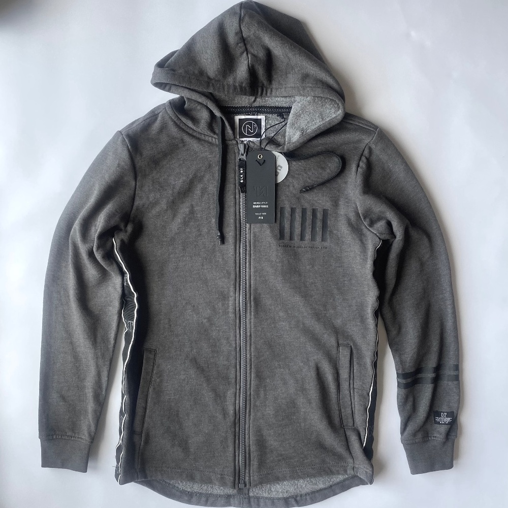 NWT Men’s Hoodie Black n’ Blanc by Projek Raw - Picture 3 of 7